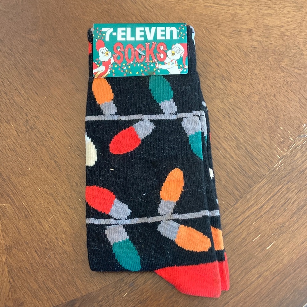 4/$20 bundle and save 
Black unisex Holiday Socks